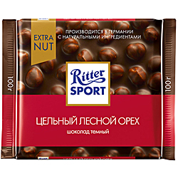 Шоколад Риттер Спорт темный лесной орех 100 г