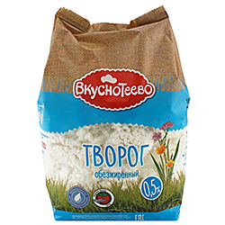Творог Вкуснотеево 0.5% 750 г