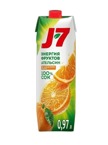 Купить Сок J7 Апельсиновый 970 мл с доставкой на дом по цене в Интернет ...