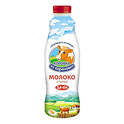 Молоко Коровка из Кореновки отборное 3.4-6% 900 мл