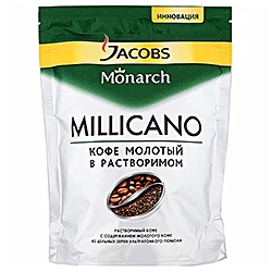 Кофе Якобс Монарх растворимый Милликано 75 г