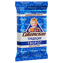 Творог Советские традиции 9% 180 г