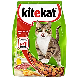Сухой корм Kitekat для кошек Мясной пир 1900 г