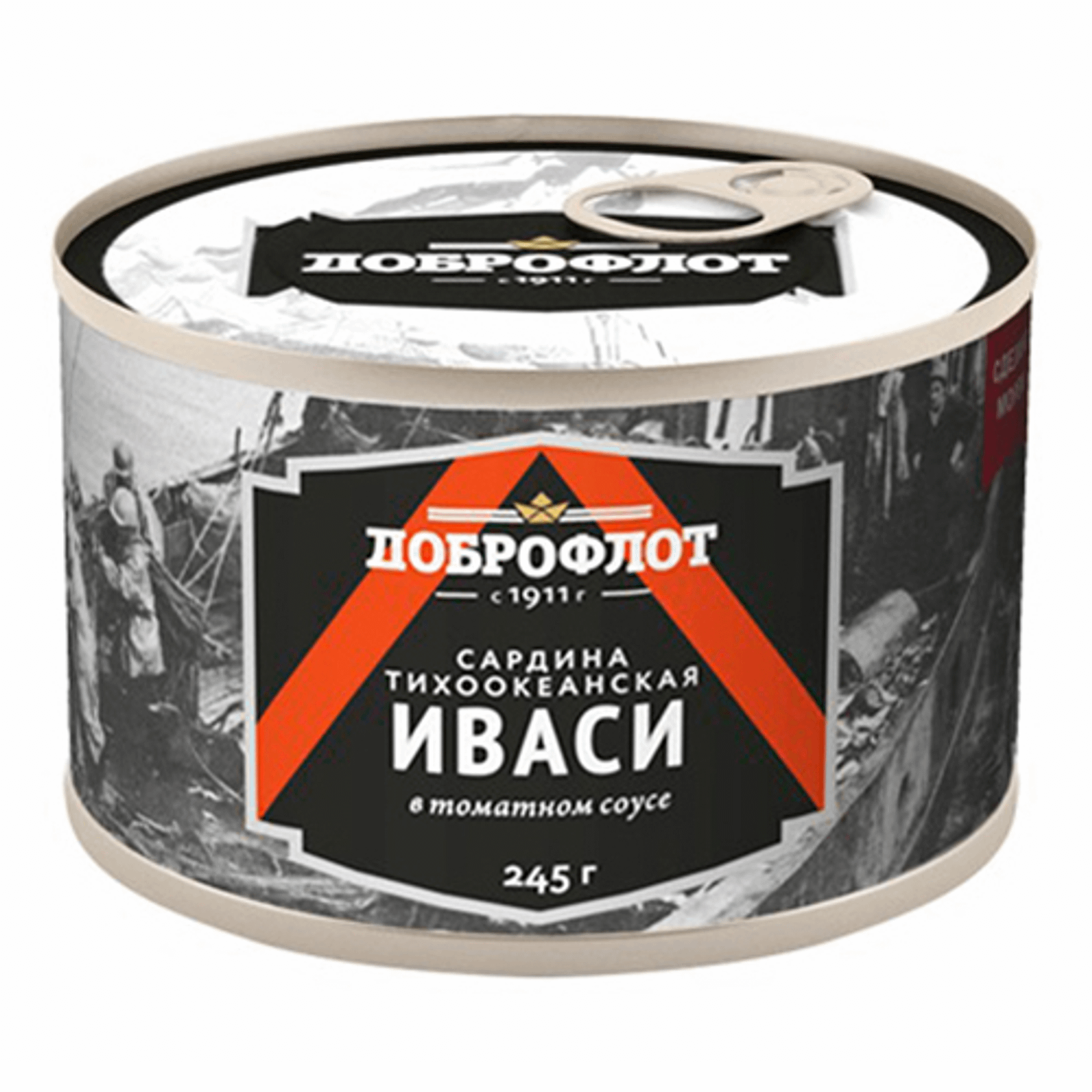 Сардина Доброфлот Иваси в томатном соусе 245 г