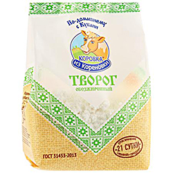 Творог Коровка из Кореновки 0% 340 г