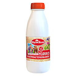 Молоко Вкуснотеево топленое 3.2% 900 г