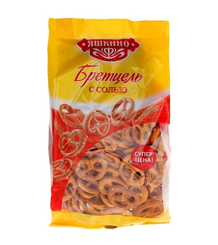Крендельки Яшкино Бретцель с солью 250 г