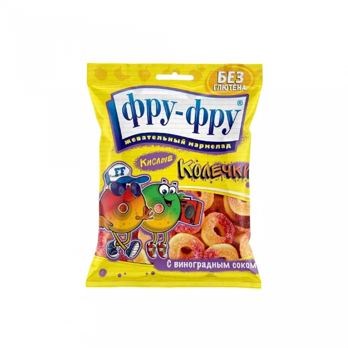 Мармелад Фру-Фру Кислые колечки 80 г
