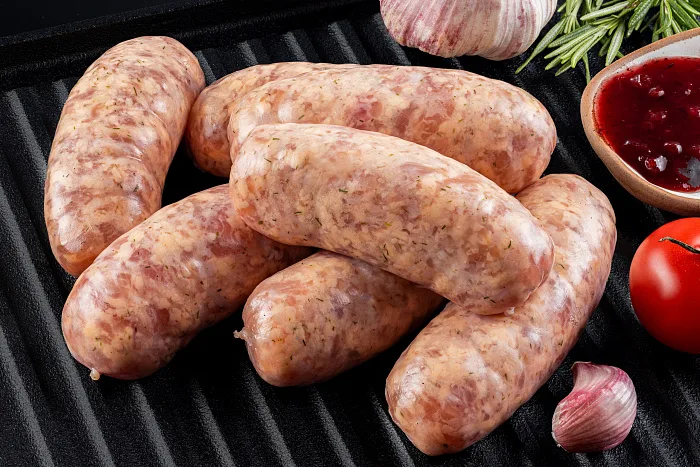 Колбаски Шашлычные с сыром из индейки охлажденные