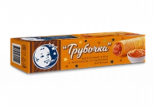 Пирожное В.П.Пастухова Трубочка вафельная молочный крем с вареным сгущенным молоком 8.5% 65 г