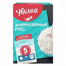 Рис Увелка длиннозерновой пропаренный 5*80 г