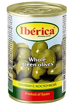 Оливки Иберика с косточкой 300 г