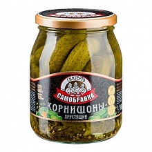 Корнишоны Скатерть Самобранка хрустящие 720 мл