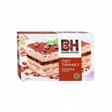 Торт Бэйкер Хаус Тирамису бисквитный трёхслойный 350 г