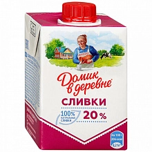 Сливки Домик в деревне 20% 200 мл