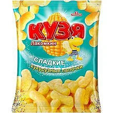 Кукурузные палочки Кузя Лакомкин с сахарной пудрой 140 г