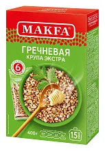 Крупа Макфа гречневая экстра 6 пакетов 400 г
