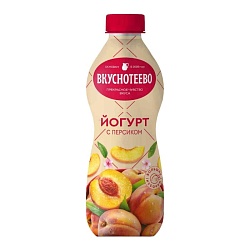 Йогурт Вкуснотеево с персиком 2% 690 г