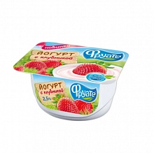 Йогурт Вкуснотеево Фруате с клубникой 2.5% 125 г