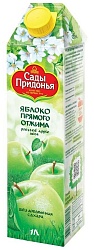 Сок Сады Придонья яблочный прямого отжима 1 л