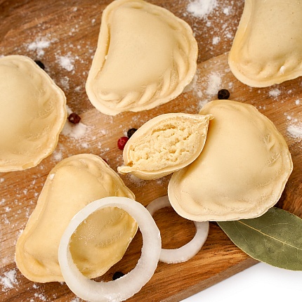 Вареники с картофельным пюре и луком 450 г