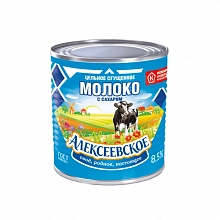 Молоко Алексеевское сгущённое 370 г