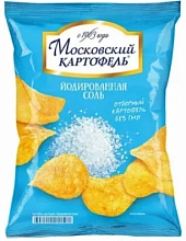 Картофель Московский хрустящий с йодированной солью 120 г