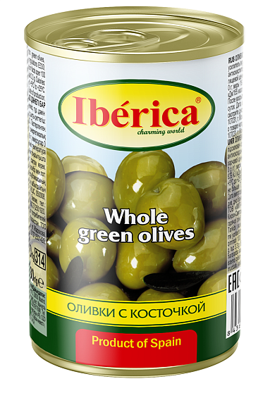 Оливки с косточкой Иберика, 300 гр