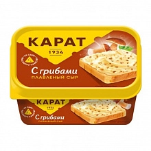 Сыр Карат Сливочный с грибами 45% 400 г плавленный