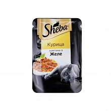 Корм влажный Шеба для кошек Курица желе 75 г
