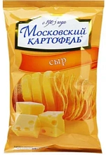 Картофель Московский хрустящий со вкусом сыра 120 г