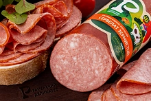 Колбаса Сервелат Зернистый варено-копченый 400 г