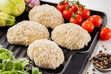 Зразы с маслом и зеленью панированные охлажденные