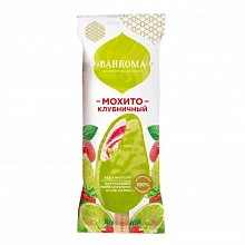 Мороженое Бахрома Эскимо Клубника-Мохито 75 г