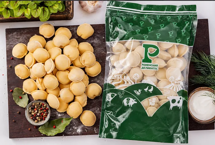 Пельмени Мини из говядины с курицей 800 г