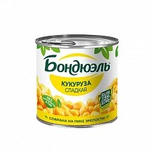 Кукуруза Бондюэль сладкая 340 г