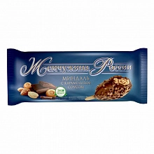 Мороженое Жемчужина России сливочное миндаль-карамельный соус в орехово-шоколадной глазури 80 г