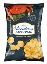 Картофель Московский хрустящий со вкусом Королевский Краб 60 г