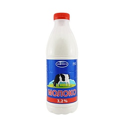 Молоко Экомилк 3.2% 930 мл