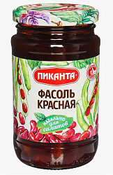 Фасоль Пиканта красная натуральная 360 г