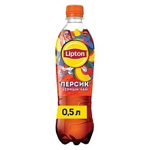 Чай Lipton Холодный черный со вкусом персика 500 мл