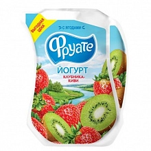 Йогурт Вкуснотеево Фруате с клубникой и киви 250 г