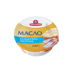 Масло Санта Бремор икорно-селедочное 100 г