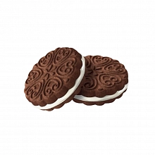 Печенье Внучка сэндвич шоколадное со сливочным кремом