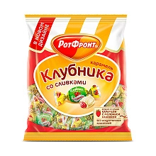 Карамель РотФронт Клубника со сливками 250 г
