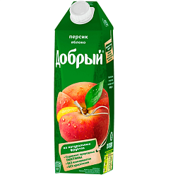 Нектар Добрый Персик-яблоко 1 л