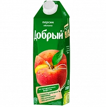 Нектар Добрый Персик-яблоко 1 л