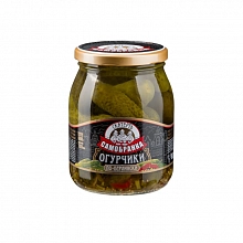 Огурчики Скатерть Самобранка маринованные по-Берлински 720 мл