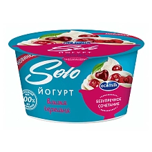 Йогурт Экомилк Соло Вишня-Черешня 4.2% 130 г