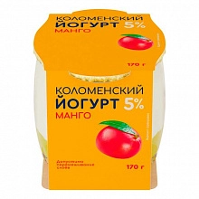 Йогурт Коломенский Манго с мдж 5% 170 г